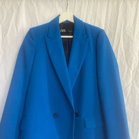 Zara basic blazer royal blue Size XS - Picture 4 of 13